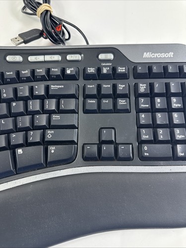 Microsoft Natural Ergonomic Keyboard 4000 v1.0 KU-0462 USB Wired - Afbeelding 3 van 14