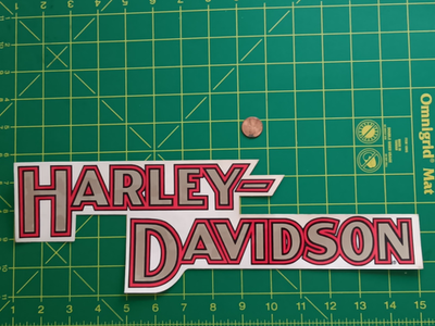 #ad #ad CLEAR HD 14quot; X 4.75quot; Decal Sticker ORIGINAL OLD STOCK OUTSIDE $7.98