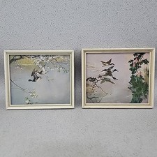 2x Small Vernon Ward Ducks Framed Art Prints 60s 70s Original Spring Rhapsody