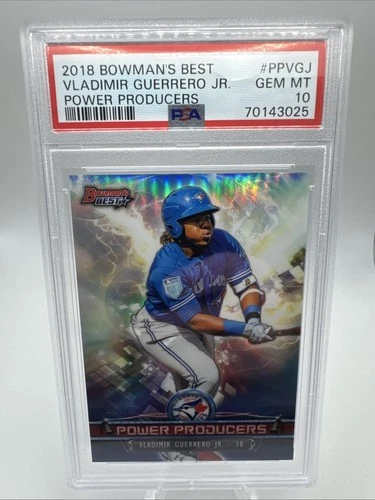 2018 Bowman's Best Power Producers Vladimir Guerrero Jr. PP-VGJ (RC) PSA 10 GEM