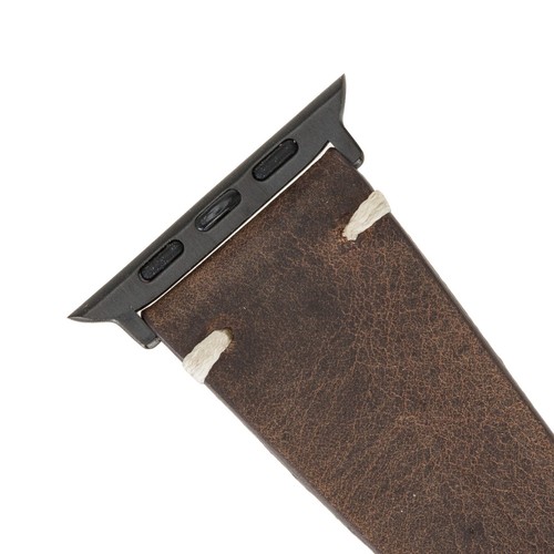 Bracelet de montre en cuir véritable pour Apple Watch Series 10/9/ULTRA/SE/8-1 idée cadeau - Photo 20/43