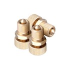  3Pcs Copper Bleed Air Bleed Screw Safety Bleeder Spare Parts Replacement Kit