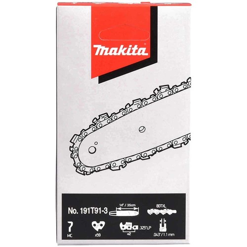 Makita Genuine 191T91-3 Replacement Chain for Makita Chainsaw UC011G / UC015G - Bild 2 von 3
