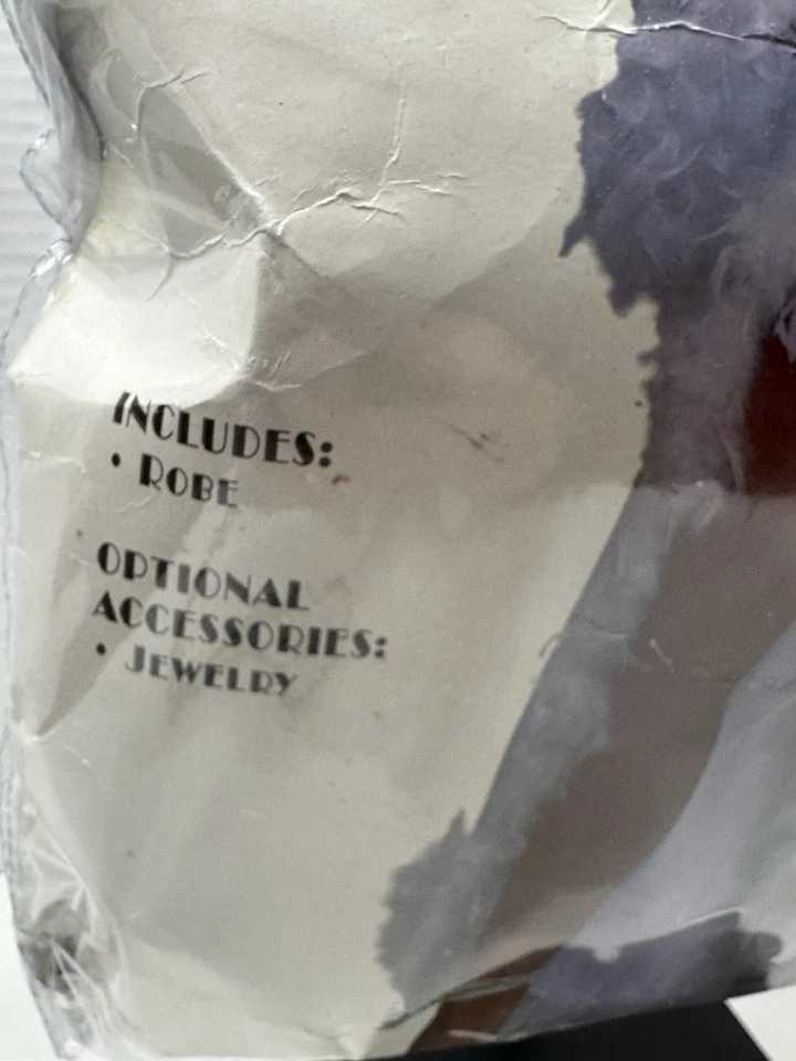 De Colección Hollywood Adulto Bata Disfraz Juegos con disfraces Halloween Para Mujer Talla 14-16 Blanco Foto 4 de 4