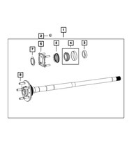 Genuine Mopar Axle Shaft Ring 68499022AA