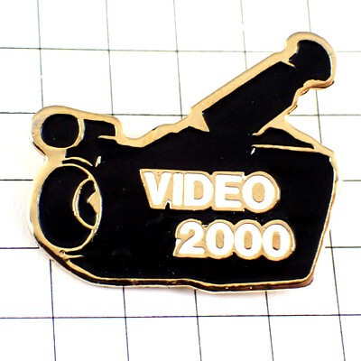 Pin Badge 2000 Black Camera Photography Equipment France Pin Vintage ...