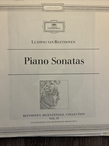 Beethoven Bicentennial Collection Volume IV 5 LP Set Piano Sonatas - Picture 3 of 5