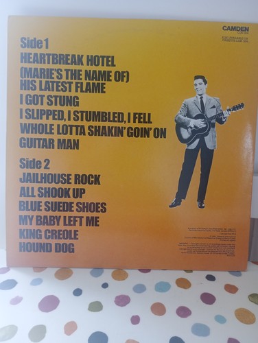 Elvis Presley Heartbreak Hotel Vinyl LP 1981 RCA Camden Records CDs 1204 - Picture 2 of 2