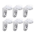 10 PCS Glass Wood Shelf Supports with Suction Cups Round Shelf Pegs with 10 PCS