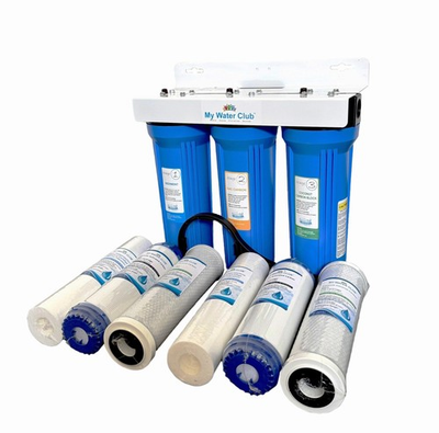 #ad #ad MyWaterClub Whole House Water Filter System 3 Stage with 2 Extra Filter Set... $242.43