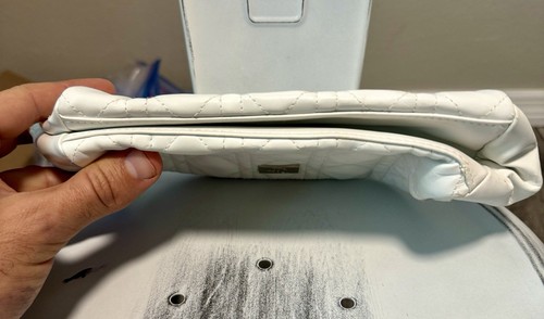 Dior white makeup bag. used with wear. See Pictures. - Picture 5 of 10