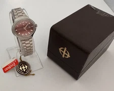 Zodiac NOS ZODIAC Date Ref 342 970 2120 Oval Stainless Steel Ladies Watch SALE