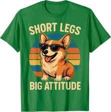 Short Legs Big Attitude Nice Sunglasses Vintage Unisex T-Shirt