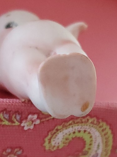 "Muñeca antigua Rose O'Neill Kewpie alemana de 4,5"" pies incisos" Wing Chip - Imagen 13 de 13