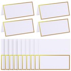 20 Pcs -stitched Seat Card Baby Banquet Table Blank Place Cards