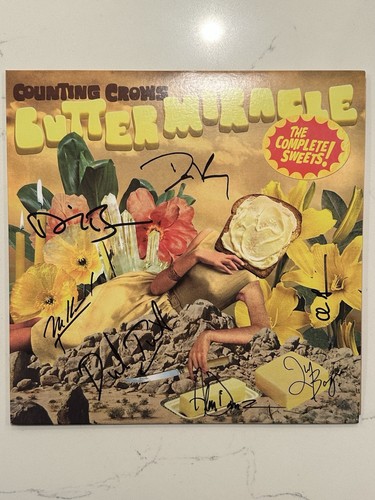 Counting Crows Butter Miracle Complete Sweets Black Vinyl Autographed Signed #1