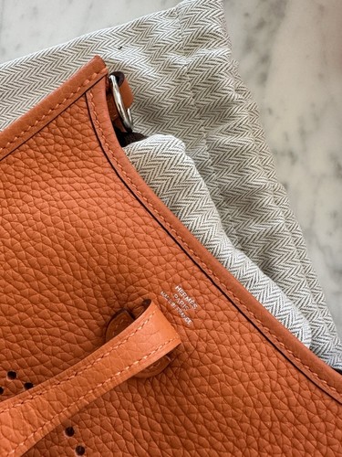 Hermés Mini Evelyne Orange - Bild 6 von 14