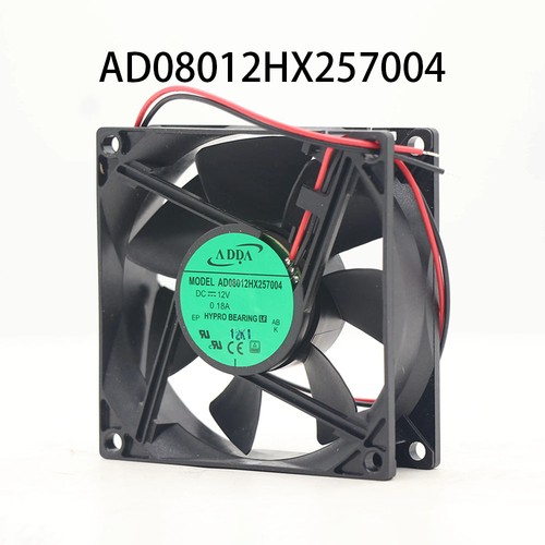 New In Box ADDA radiator AD08012HX257004 12V 0.18A 80*80*25MM Silent Cooling Fan - 第 1/3 張圖片