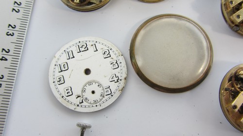 Lot de montres Gousset anciennes , pour pièces .(9). - Foto 10 di 12