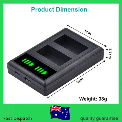 2x3550mAh LP-E6 LP-E6N Battery+Dual Charger For Canon EOS 5D 6D 60D 70D Mark III - Picture 3 of 6