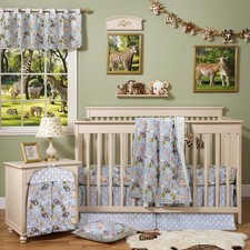 6 Pieces Woodland Baby Crib Bedding Set  Bed Blanket, Fitted Sheet and Crib ...