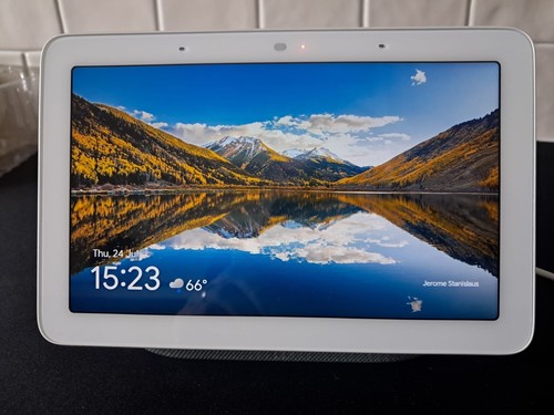 Google Nest Hub Home Smart Speaker 7" Inch Display - Hardly Used - 1st Gen