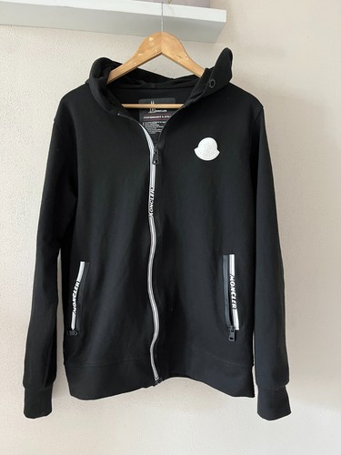 Moncler Grenoble Full Zip Hoodie - Black - sz M