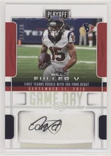 2017 Panini Playoff Game Day Signatures /30 Will Fuller V #GDS-WF Auto