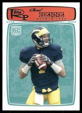 2008 Topps Rookie Progression Chad Henne Rookie Michigan Wolverines #195