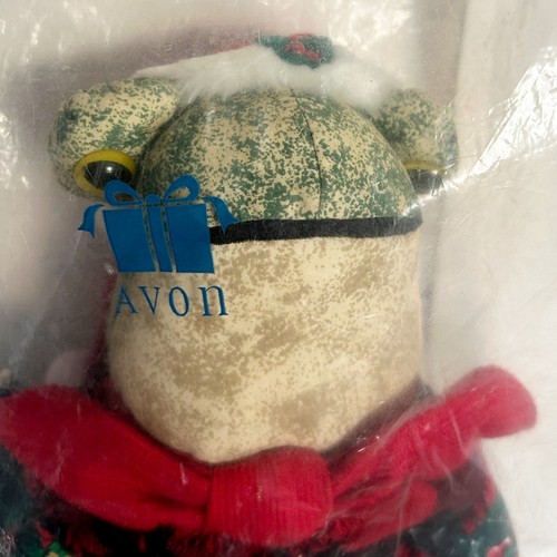 Vintage Avon Christmas Frog Plush 1996 Stuffed Animal “My Collection” Untested - Picture 2 of 7