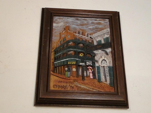 Vintage New Orleans Woodgraph Royal Sonesta Absinth Haus von Dore '91 - Bild 1 von 4