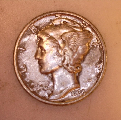 1930-S Winged Liberty Head or Mercury Dime : Raw / Ungraded : XF : NO RESERVE