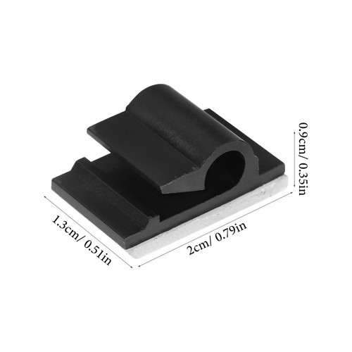 2 PCS Clamp Line Card Adhesive Cable Holder Self-adhesive Management Clips - Afbeelding 8 van 12
