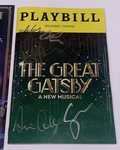 THE GREAT GATSBY Cast Signed Broadway Playbill Cast 2025 - Bild 5 von 10