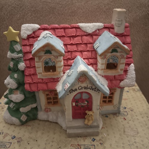 Cherished Teddies 651362 A Christmas Carol The Cratchit's House Nightlight 1994 - Imagen 2 de 9