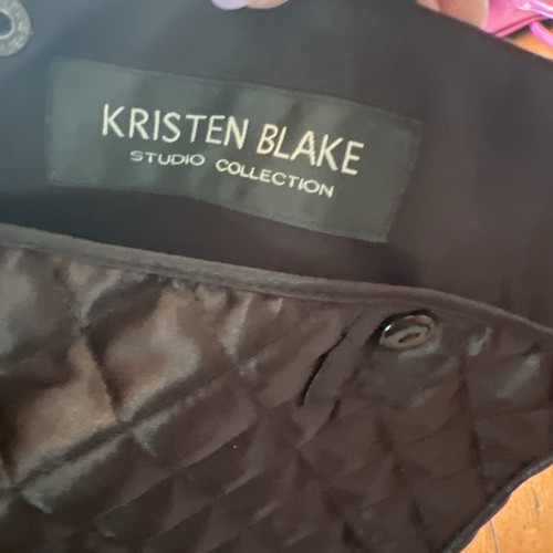Trench coat Kristen Blake nero con cappuccio 1X con fodera trapuntata rimovibile usato in ottime condizioni - Foto 9 di 10