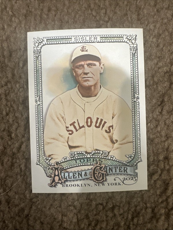 2025 Topps Allen & Ginter Base #170 George Sisler St. Louis Browns