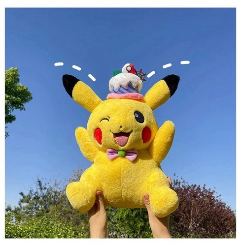 13 pulgadas Pikachu Pokemon Azúcar Cupcake Halloween Cumpleaños Muñeca Niño Juguete Regalo de Vacaciones - Imagen 2 de 13