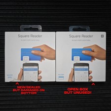 Lot of 2 Square Reader Magstripe Credit Card Readers (1 Sealed/1 Open Box) 