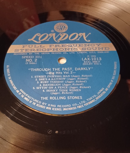 Rolling Stones – Through The Past, Darkly (Big Hits Vol. 2) | LAX-1013 | Japan - Bild 3 von 8