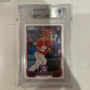 2012 Bowman Draft Bryce Harper #10 BGS 9 Rookie RC