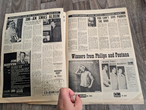 RECORD MIRROR Music Paper- 5th December 1964- Mick Jagger (Rolling Stones) Cover - Foto 11 di 12
