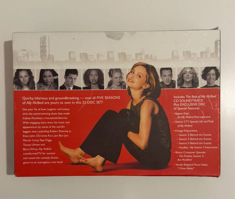 Ally McBeal The Complete Series DVD 5 Seasons 32 Disc Box Set - Bonus CD - Image 2 of 4