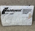 NOS Fieldcrest Full Flat Sheet Ruffled Country Stardust Lace Cottage Core Stars