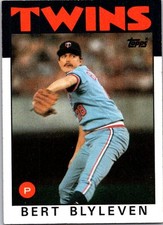Bert Blyleven 1986 Topps #445 Minnesota Twins