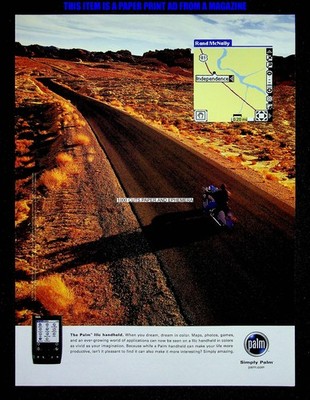 Palm IIIc PDA Cell Phone 2001 Trade Print Magazine Ad Poster ADVERT
