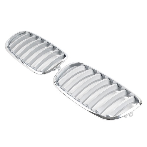 Chrome Car Front Kidney Grille For BMW E70 X5 E71 X6 2008-2013 2009 2010 Grill - Bild 4 von 10
