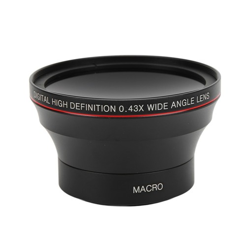 `52Mm 0.43X Wide Angle Lens Optical Glass Camera Lens With Macro Lens For L - Zdjęcie 6 z 12