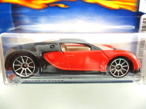 HOT WHEELS - 2003 FIRST EDITIONS - BUGATTI VEYRON (BLACK / RED) - DIECAST - Picture 6 of 19