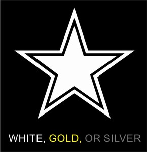 dallas cowboys star vinyl